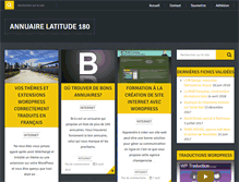Tablet Screenshot of latitude-180.fr